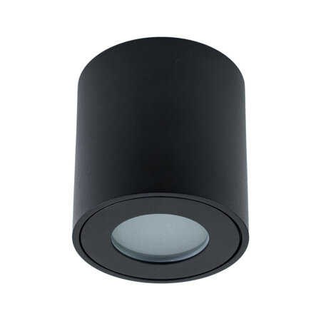 KLARS Black IP44 GU10 black EDO777339 Edo Solutions hermetic bathroom ceiling luminaire
